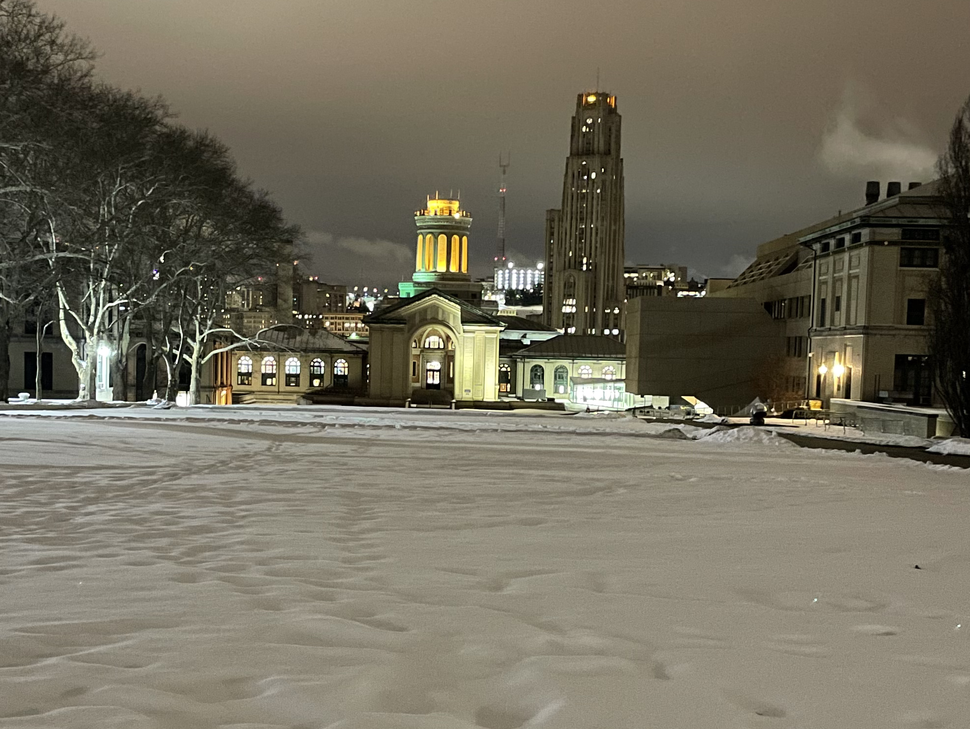 Picture of CMU in the winter